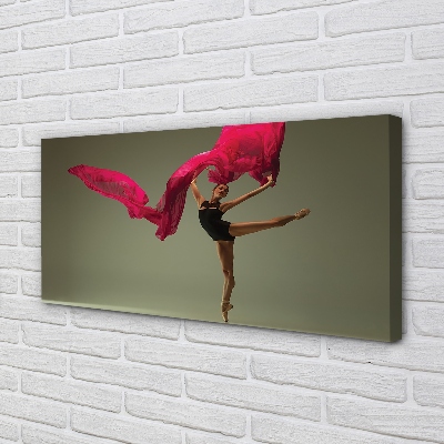 Tableaux sur toile canvas Matériel ballerine rose