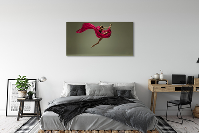 Tableaux sur toile canvas Matériel femelle ficelle rose