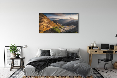 Tableaux sur toile canvas Mountain sunrise