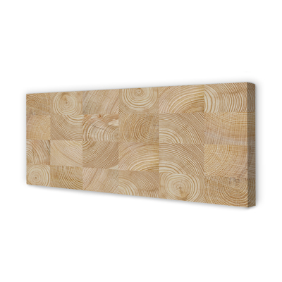 Tableaux sur toile canvas Cube de grain de bois
