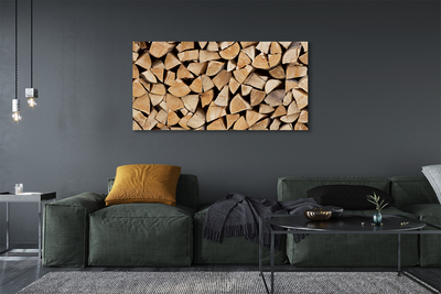 Tableaux sur toile canvas Composition de combustible bois