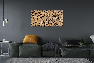 Tableaux sur toile canvas Composition de combustible bois
