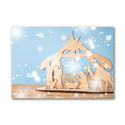 Tableaux sur toile Stable Noël d'hiver