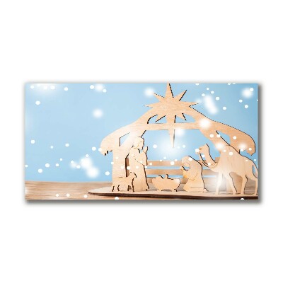 Tableaux sur toile Stable Noël d'hiver