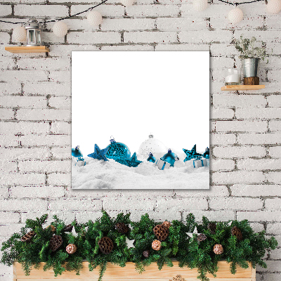 Tableaux sur toile boules de neige Décorations de Noël