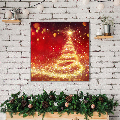 Tableaux sur toile Abstraction vacances d'hiver de Noël