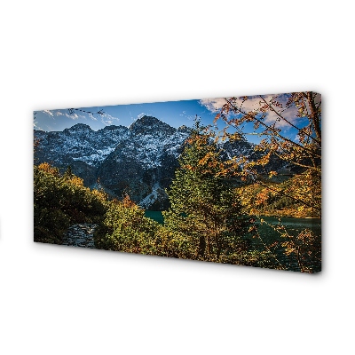 Tableaux sur toile canvas Lac montagne