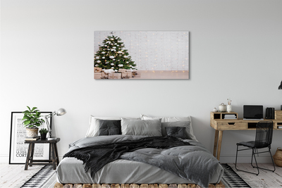 Tableaux sur toile canvas Cadeaux de décoration d'arbre de noël