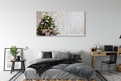 Tableaux sur toile canvas Cadeaux de décoration d'arbre de noël