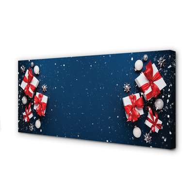 Tableaux sur toile canvas La neige cadeaux