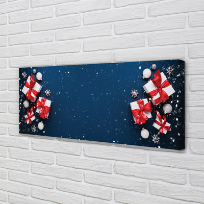 Tableaux sur toile canvas La neige cadeaux