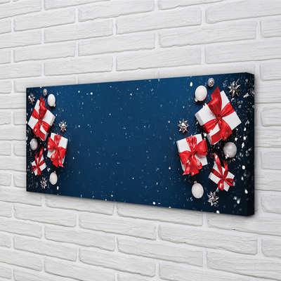 Tableaux sur toile canvas La neige cadeaux