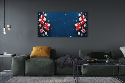 Tableaux sur toile canvas La neige cadeaux