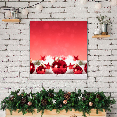 Photo sur toile Neige de Noël Cadeau de Noël