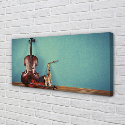 Tableaux sur toile canvas Trompette violon