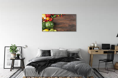 Tableaux sur toile canvas Pastèque aneth tomates