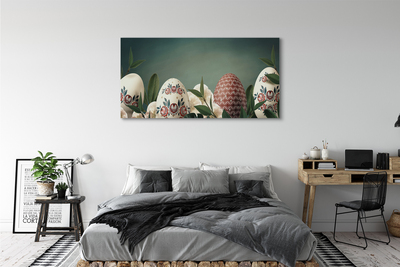 Tableaux sur toile canvas Feuilles fleurs d'oeuf