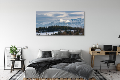 Tableaux sur toile canvas Montagne hiver
