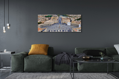 Tableaux sur toile canvas Rome vatican panorama carré