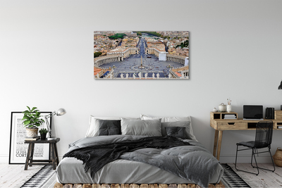 Tableaux sur toile canvas Rome vatican panorama carré