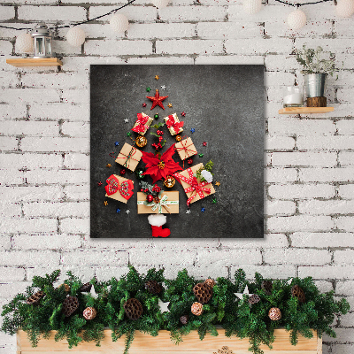 Tableaux sur toile Abstraction Cadeaux de Noël