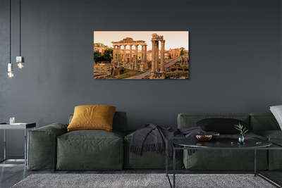 Tableaux sur toile canvas Rome lever du soleil forum romain