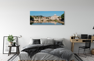 Tableaux sur toile canvas Ponts rome rivière