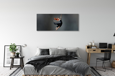 Tableaux sur toile canvas Une femme dans une robe noire