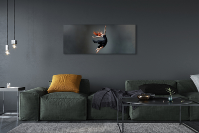 Tableaux sur toile canvas Une femme dans une robe noire