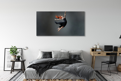 Tableaux sur toile canvas Une femme dans une robe noire