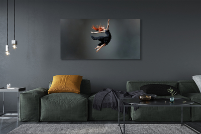 Tableaux sur toile canvas Une femme dans une robe noire