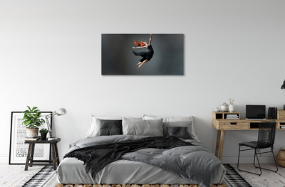 Tableaux sur toile canvas Une femme dans une robe noire