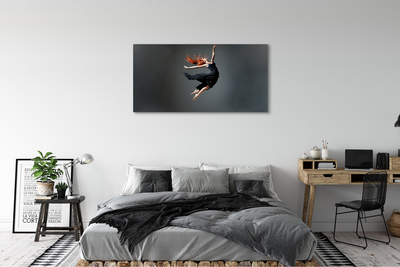 Tableaux sur toile canvas Une femme dans une robe noire