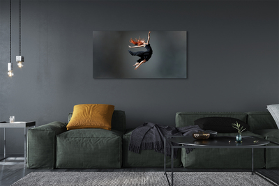 Tableaux sur toile canvas Une femme dans une robe noire