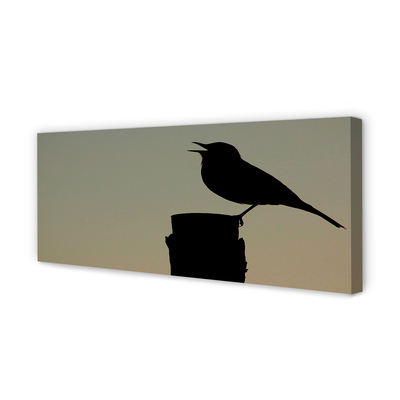 Tableaux sur toile canvas Oiseau noir