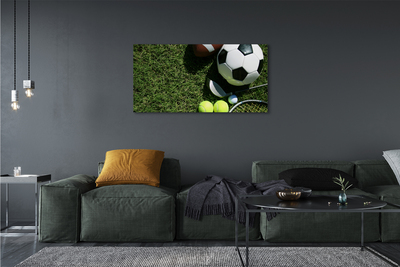 Tableaux sur toile canvas Herbe paddleball