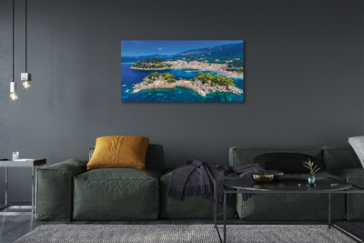 Tableaux sur toile canvas Ville de la mer panorama grèce