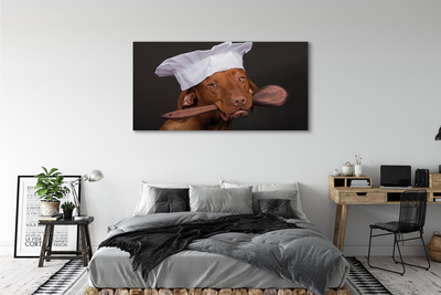 Tableaux sur toile canvas Chef de chien
