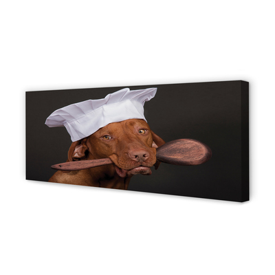 Tableaux sur toile canvas Chef de chien