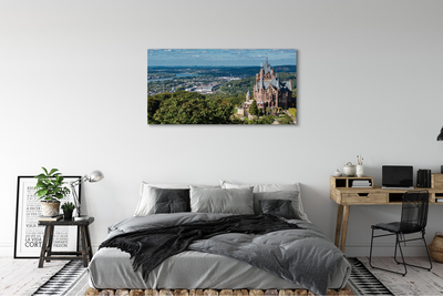 Tableaux sur toile canvas Allemagne panorama du château de la ville