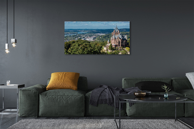 Tableaux sur toile canvas Allemagne panorama du château de la ville