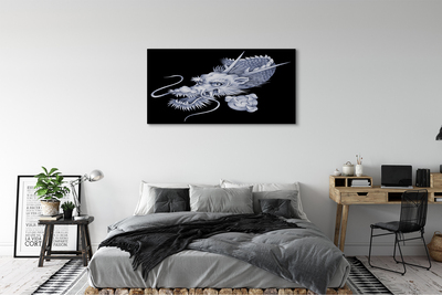 Tableaux sur toile canvas Tête de dragon japonais