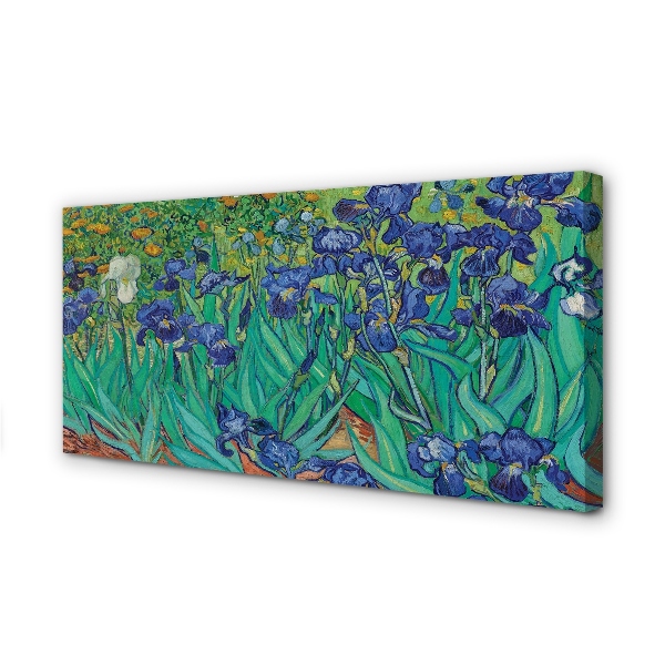 Tableaux sur toile canvas Fleurs d'art iris