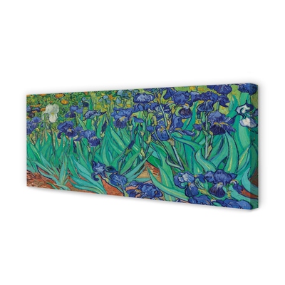 Tableaux sur toile canvas Fleurs d'art iris
