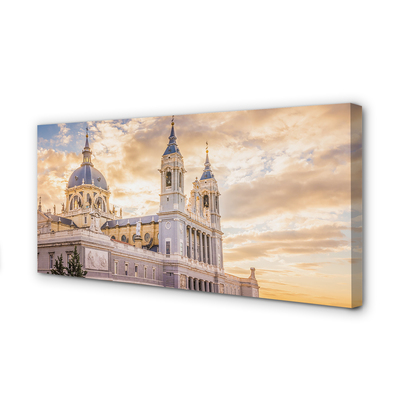 Tableaux sur toile canvas Espagne cathédrale coucher du soleil