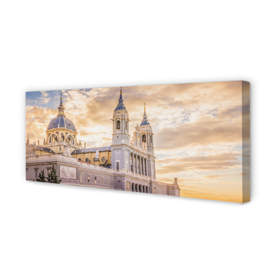 Tableaux sur toile canvas Espagne cathédrale coucher du soleil