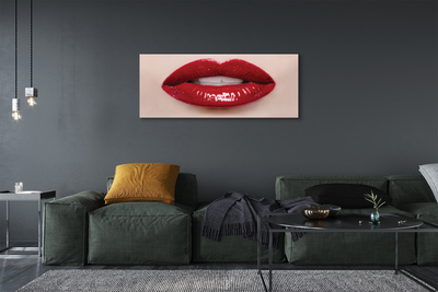 Tableaux sur toile canvas Lèvres rouges