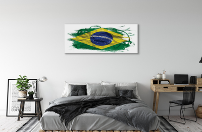 Tableaux sur toile canvas Drapeau du brésil