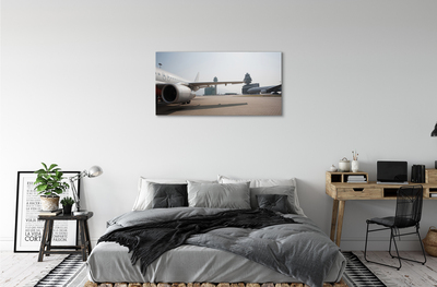 Tableaux sur toile canvas Bâtiments du ciel de l'aéroport d'avions