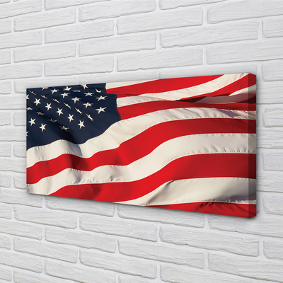 Tableaux sur toile canvas Etats-unis flag